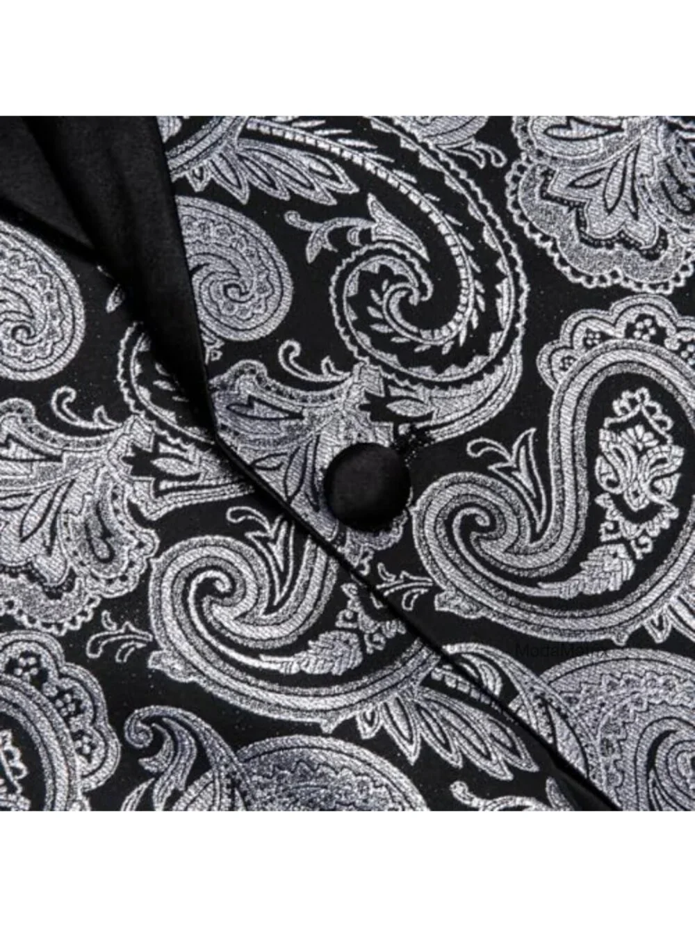 Men's Silk Paisley Blazer Shawl Lapel Sport Coat